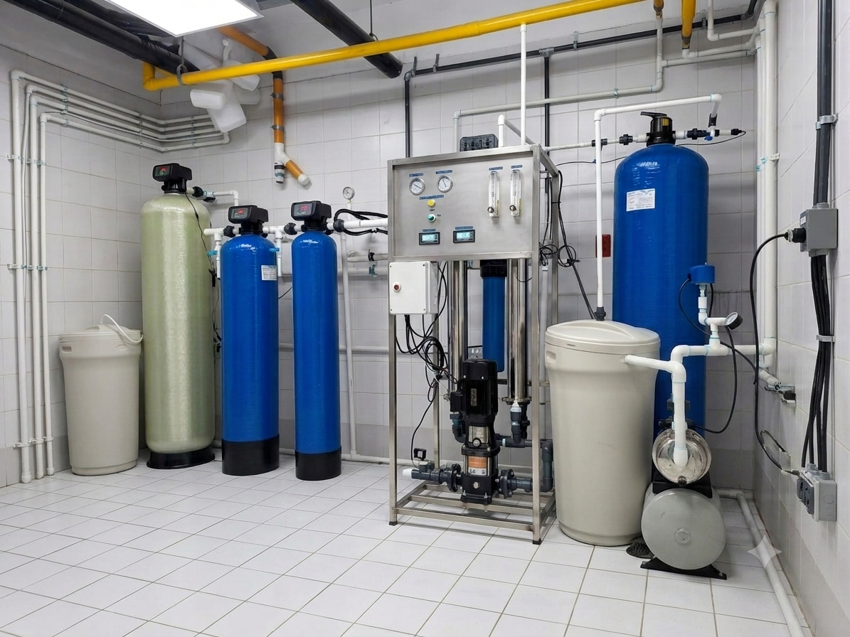 Sistema de ósmosis desmineralizadora en Hospital Roosevelt